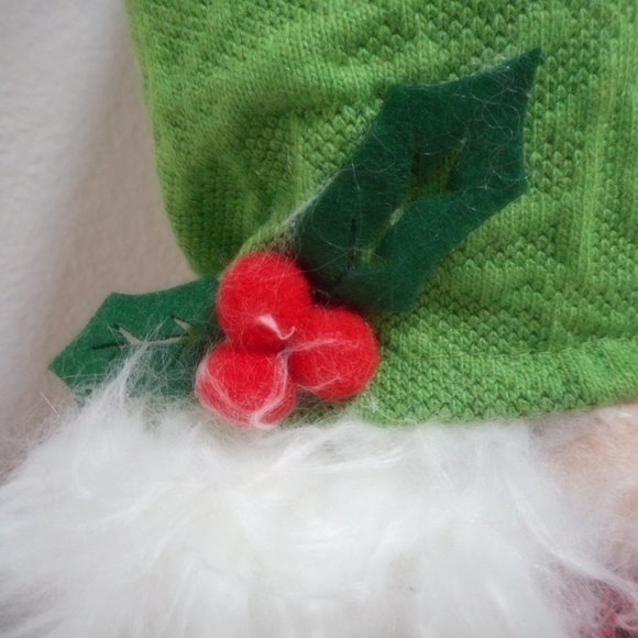 NWT Plush Gnome Doll Christmas Holiday No Face - Picture 5 of 7